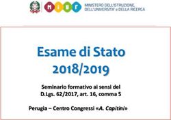 Esame di Stato 2018/2019 - Seminario formativo ai sensi del D.Lgs. 62/2017, art. 16, comma 5 Perugia - Centro Congressi "A. Capitini" - USR Umbria