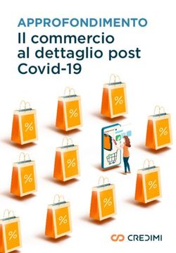 Il commercio al dettaglio post Covid-19 - APPROFONDIMENTO - Imprese Edili