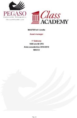 MAC12 MASTER di I Livello Asset manager 1ª Edizione 1500 ore 60 CFU Anno accademico 2018/2019 - Piattaforma Unipegaso
