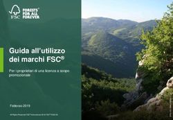 Guida all'utilizzo dei marchi FSC - Per i proprietari di una licenza a scopo promozionale - FSC Italia