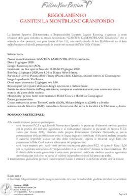 REGOLAMENTO GANTEN LA MONTBLANC GRANFONDO - FollowYourPassion