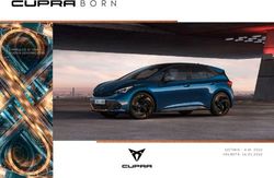 L'IMPULSO DI UNA NUOVA GENERAZIONE - LISTINO - A.M. 2022 VALIDIT&Agrave;: 14.01.2022 - CUPRA