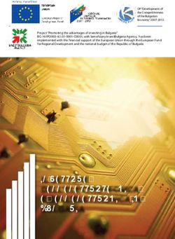 IL SETTORE DELL'ELETTROTECNICA E DELL'ELETTRONICA IN BULGARIA