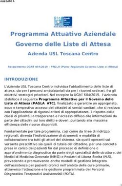 Programma Attuativo Aziendale Governo delle Liste di Attesa