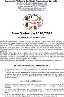 Anno Scolastico 2020/2021 - Scuola dell'Infanzia Paritaria ...