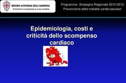 Epidemiologia, costi e criticità dello scompenso cardiaco - Programma Strategico Regionale 2010-2012 Prevenzione delle malattie cardiovascolari ...