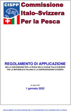 REGOLAMENTO DI APPLICAZIONE - 1 gennaio 2022