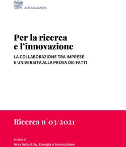 Per la ricerca e l'innovazione - Ricerca n 03/2021 - LA COLLABORAZIONE TRA IMPRESE E UNIVERSITÀ ALLA PROVA DEI FATTI - Assolombarda