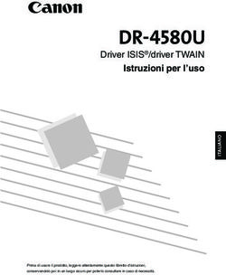 Driver ISIS/driver TWAIN - Istruzioni per l'uso