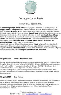 Ferragosto in Perù dall'08 al 23 agosto 2020 - Mobiltravel