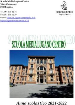 Anno scolastico 2021-2022 - Scuola Media Lugano Centro Viale Cattaneo 4 6900 Lugano - SM Lugano-Centro