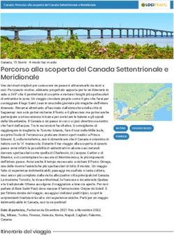 Percorso alla scoperta del Canada Settentrionale e Meridionale