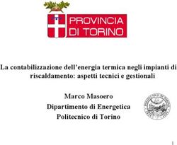 La contabilizzazione dell'energia termica negli impianti di riscaldamento: aspetti tecnici e gestionali Marco Masoero Dipartimento di Energetica ...