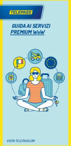 GUIDA AI SERVIZI PREMIUM WOW - VISITA TELEPASS.COM