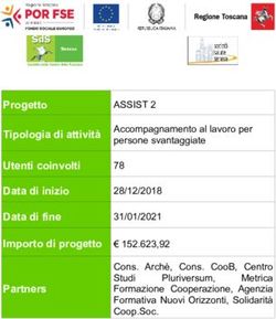 Progetto - Societ&agrave; della ...