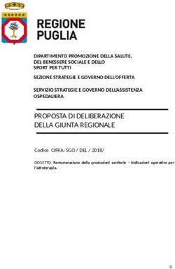 PROPOSTA DI DELIBERAZIONE DELLA GIUNTA REGIONALE - AFORP