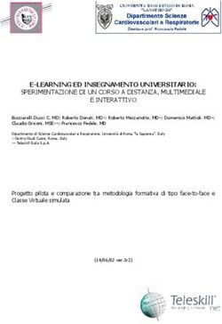E-LEARNING ED INSEGNAMENTO UNIVERSITARIO: SPERIMENTAZIONE DI UN CORSO A DISTANZA, MULTIMEDIALE E INTERATTIVO