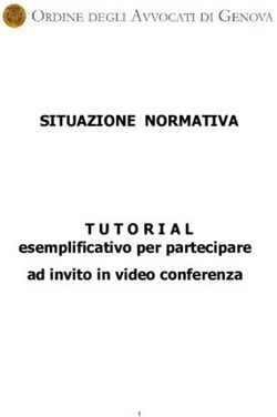 SITUAZIONE NORMATIVA esemplificativo per partecipare ad invito in video conferenza - Ordine degli Avvocati di Genova