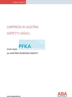 L'IMPRESA IN AUSTRIA ASPETTI LEGALI - studio legale per AUSTRIAN BUSINESS AGENCY - Invest in Austria