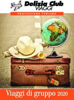 Viaggi di gruppo 2020 - PROFESSIONE TURISMO