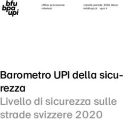 Barometro UPI della sicu-rezza Livello di sicurezza sulle strade svizzere 2020 - Ufficio prevenzione infortuni Casella postale, 3001 Berna ...