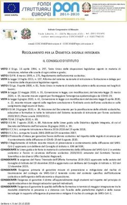 IL CONSIGLIO D'ISTITUTO - REGOLAMENTO PER LA DIDATTICA DIGITALE INTEGRATA - istituto ...