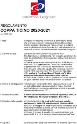COPPA TICINO 2020-2021 - REGOLAMENTO - Federazione Curling Ticino