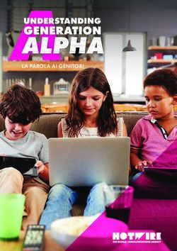 LA PAROLA AI GENITORI - Spot and Web