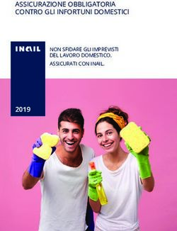 ASSICURAZIONE OBBLIGATORIA CONTRO GLI INFORTUNI DOMESTICI - 2019 NON SFIDARE GLI IMPREVISTI DEL LAVORO DOMESTICO. ASSICURATI CON INAIL.