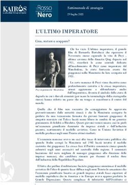 L'ULTIMO IMPERATORE - Kairos Partners