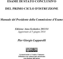 ESAME DI STATO CONCLUSIVO DEL PRIMO CICLO D'ISTRUZIONE