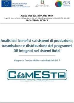 Analisi dei benefici sui sistemi di produzione, trasmissione e distribuzione dei programmi DR integrati nei sistemi ibridi - Comesto
