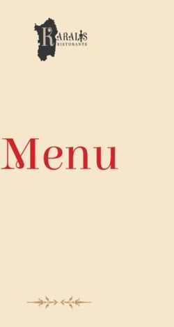 Menu - Ristorante karalis