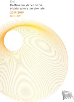 Eni Raffineria di Venezia - Dichiarazione Ambientale