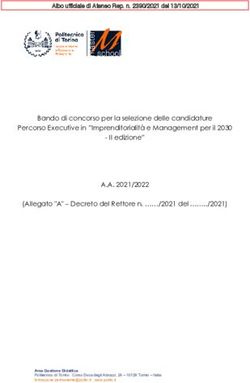 Bando di concorso per la selezione delle candidature Percorso Executive in "Imprenditorialità e Management per il 2030 - II edizione" - A.A. 2021/2022