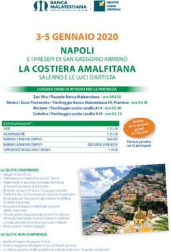 NAPOLI 3-5 GENNAIO 2020 - Banca Malatestiana