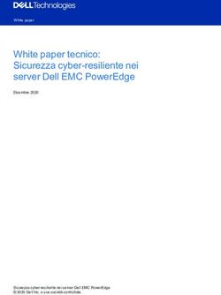 White paper tecnico: Sicurezza cyber-resiliente nei server Dell EMC PowerEdge - Dicembre 2020