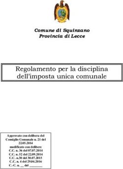 Regolamento per la disciplina dell'imposta unica comunale - Finanze