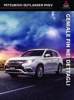 MITSUBISHI OUTLANDER PHEV - Outlander PHEV ...
