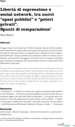 Libert&agrave; di espressione e social network, tra nuovi "spazi pubblici" e "poteri privati". Spunti di comparazione