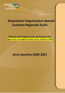 Disposizioni Organizzative Annuali Comitato Regionale Sicilia