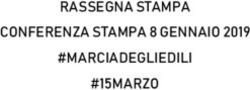 RASSEGNA STAMPA CONFERENZA STAMPA 8 GENNAIO 2019 #MARCIADEGLIEDILI #15MARZO