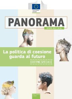 PANORAMAESTATE 2017 / N. 61 - La politica di coesione guarda al futuro - Europa EU