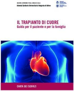 IL TRAPIANTO DI CUORE - Guida per il paziente e per la famiglia - OMCEO Udine