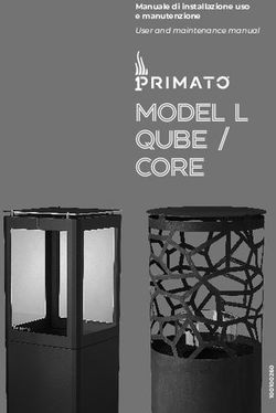 Model l qube / core Manuale di installazione uso e manutenzione User and maintenance manual - Primato