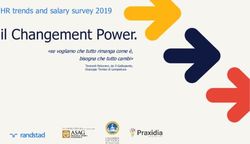Il Changement Power. HR trends and salary survey 2019 - "se vogliamo che tutto rimanga come è, Asag