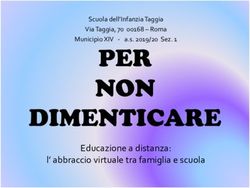 PER NON DIMENTICARE Educazione a distanza: l' abbraccio virtuale tra famiglia e scuola