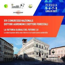 XVI CONGRESSO NAZIONALE DOTTORI AGRONOMI E DOTTORI FORESTALI - LA FATTORIA GLOBALE DEL FUTURO 2.0 La valorizzazione delle aree interne e la ...