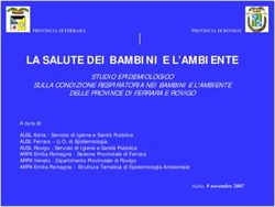 LA SALUTE DEI BAMBINI E L'AMBIENTE - Arpae
