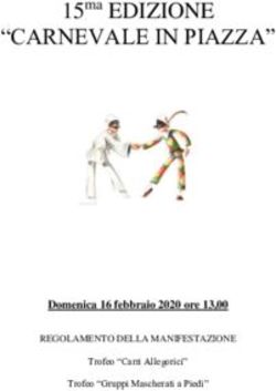 "CARNEVALE IN PIAZZA" - 15ma EDIZIONE - Domenica 16 febbraio 2020 ore 13,00 - Comune di Ponte San Nicolò